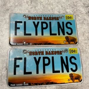 North Dakota License Plate